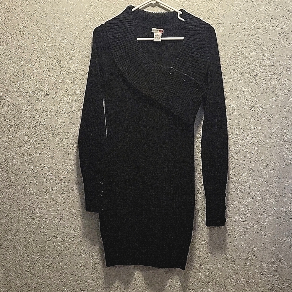 Sweater dress, Small, Black